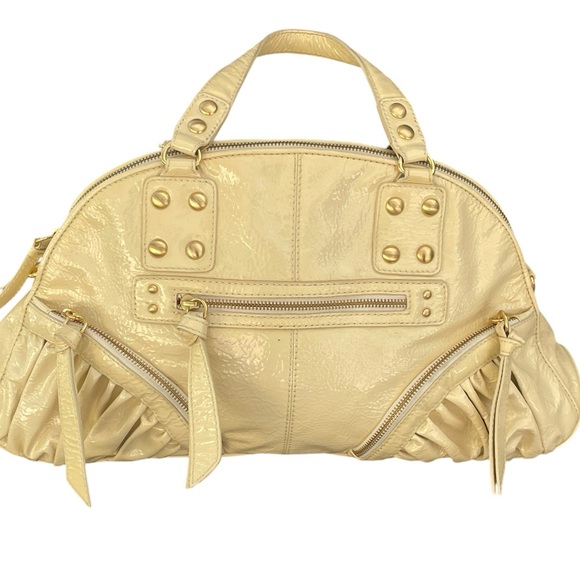 Women’s Isabella Fiore Patent Leather Hand Studded  Bag - Picture 2 of 7